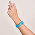Aigue-marine | Argent sterling .925 | Bracelet en verre du Cheshire